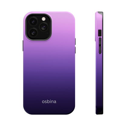 osbina | MagSafe compatible for iPhone | The Violet Haze Phone Case | Color Edit Collection