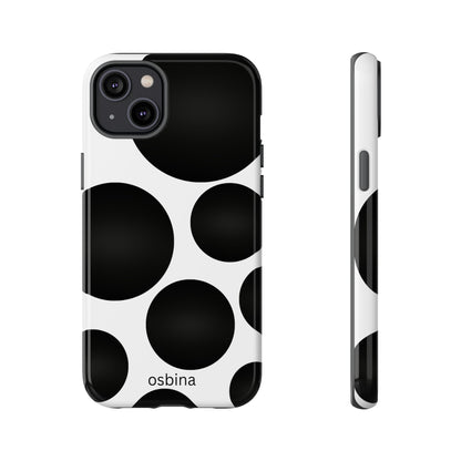 osbina | The Noir Bubbles Phone Case | Modern Muse Collection