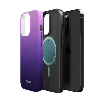 osbina | MagSafe compatible for iPhone | The Violet Haze Phone Case | Color Edit Collection