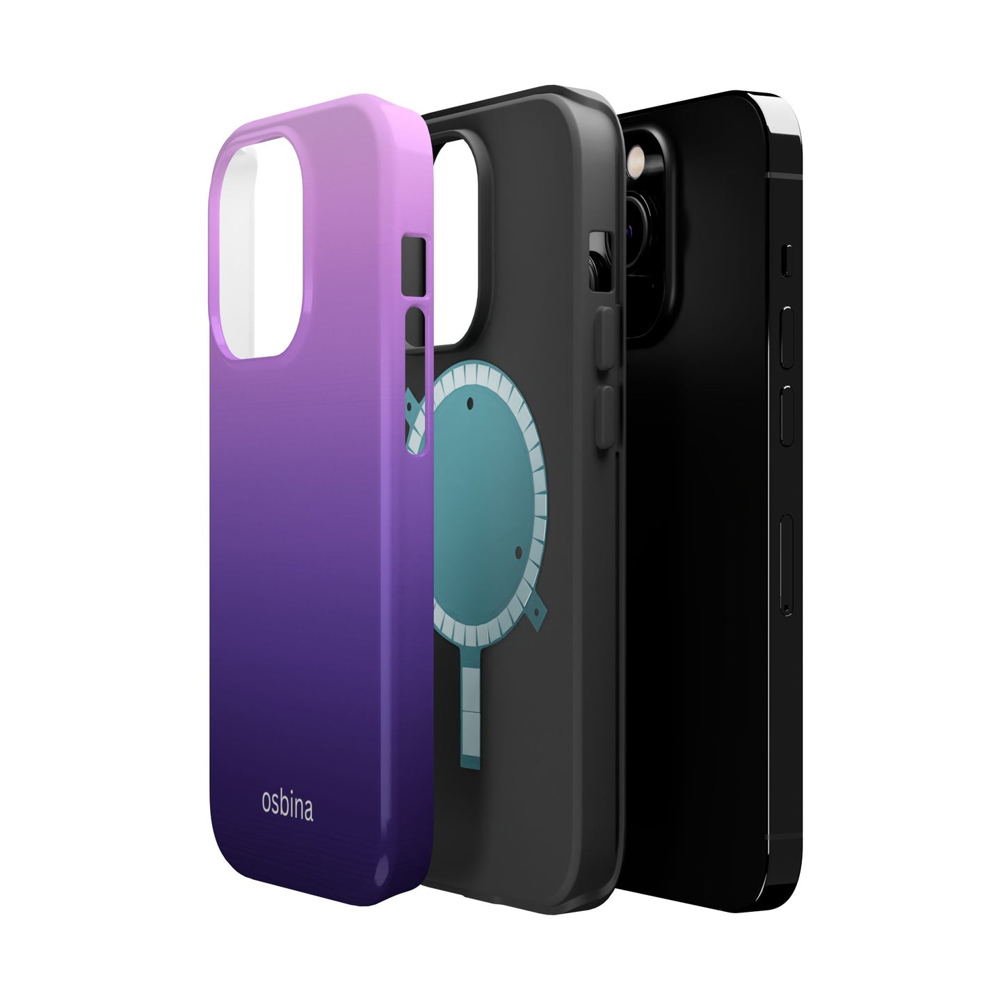 osbina | MagSafe compatible for iPhone | The Violet Haze Phone Case | Color Edit Collection