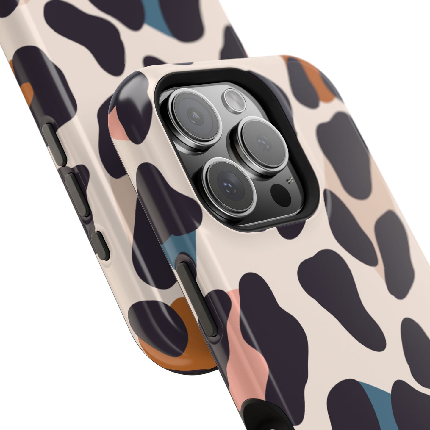 osbina | MagSafe compatible for iPhone | Leopard Luxe Color Pop Leopard Print Phone Case | Modern Muse Collection