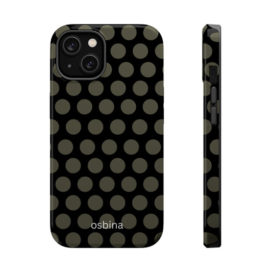 osbina | MagSafe compatible for iPhone | Onyx Chic Phone Case | Modern Muse Collection