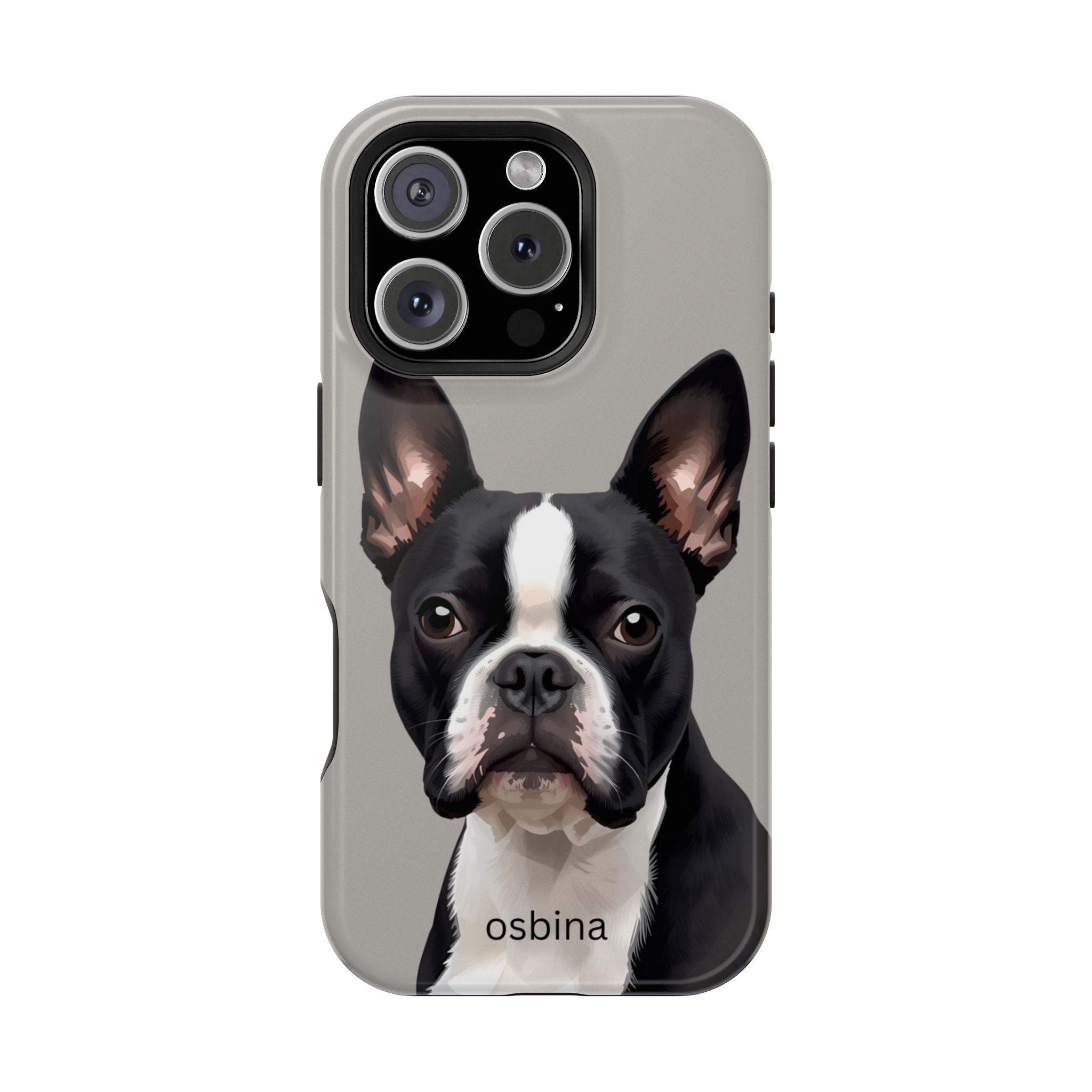 osbina | MagSafe for iPhone | The Boston Terrier Designer Case
