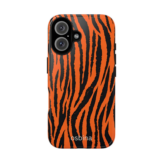 osbina | Tiger, But Make It Chic — The Bengal Stripe Case in Orange + Black | The Season Collective