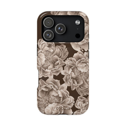 osbina | MagSafe for iPhone | Peony Espresso Designer Case