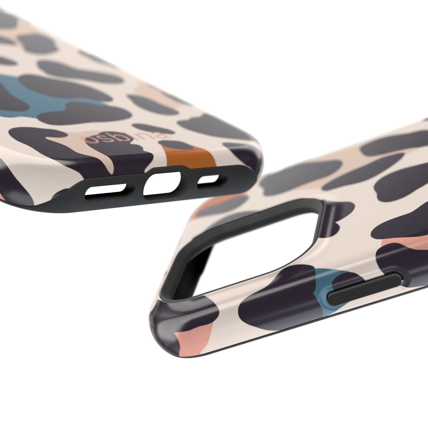osbina | MagSafe compatible for iPhone | Leopard Luxe Color Pop Leopard Print Phone Case | Modern Muse Collection