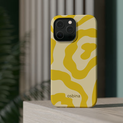 osbina | MagSafe compatible for iPhone | The Mustard Muse Phone Case | Color Edit Collection