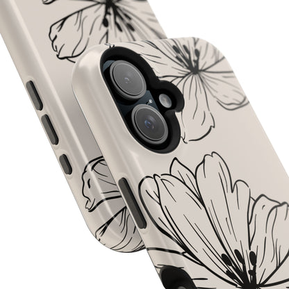 osbina | MagSafe compatible for iPhone | Poppy Whisper Phone Case | Modern Muse Collection