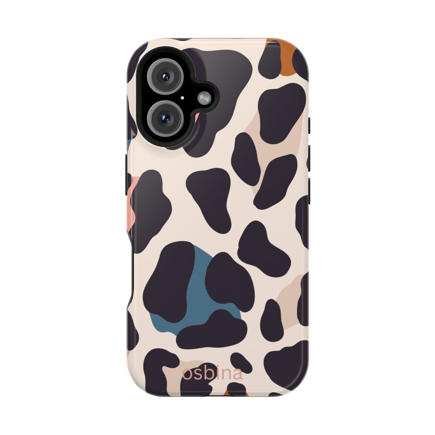 osbina | MagSafe compatible for iPhone | Leopard Luxe Color Pop Leopard Print Phone Case | Modern Muse Collection