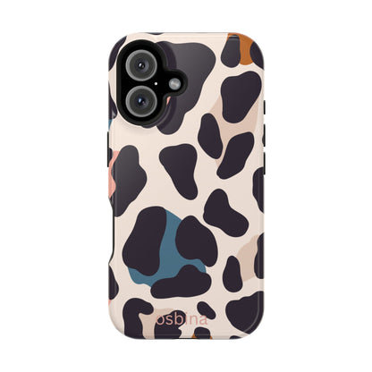 osbina | MagSafe compatible for iPhone | Leopard Luxe Color Pop Leopard Print Phone Case | Modern Muse Collection
