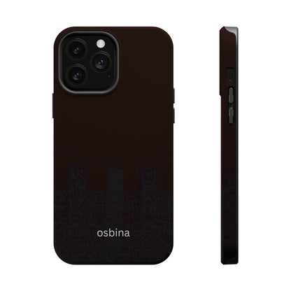 osbina | MagSafe compatible for iPhone | The Onyx Phone Case | Modern Man Collection
