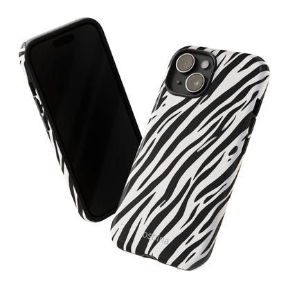 osbina | The Bengal Bold Stripe Case in White + Black | The Season Collective