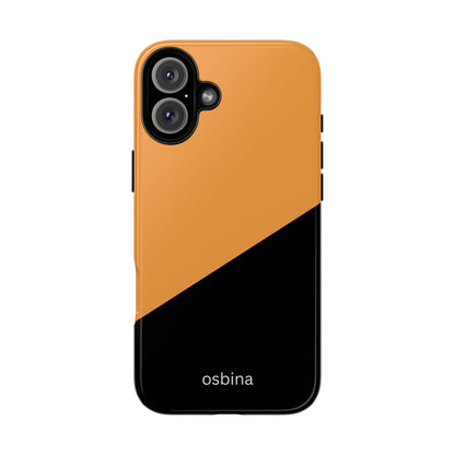 osbina | Bold Moves Only — The Orange + Black Split Diagonal Case | The Season Collective