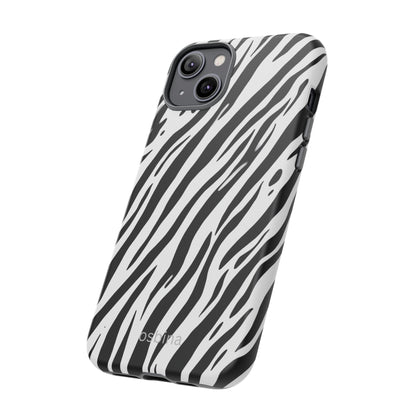 osbina | The Bengal Bold Stripe Case in White + Black | The Season Collective