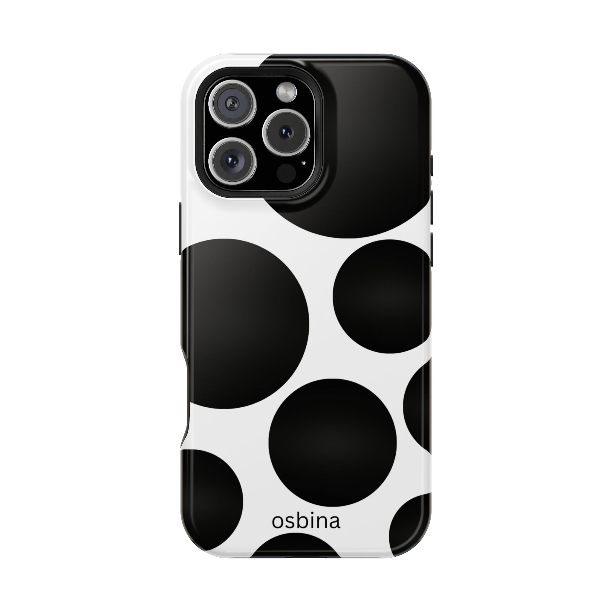osbina | MagSafe for iPhone | Noir Bubbles Designer Case