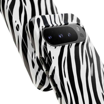 osbina | The Bengal Bold Stripe Case in White + Black | The Season Collective