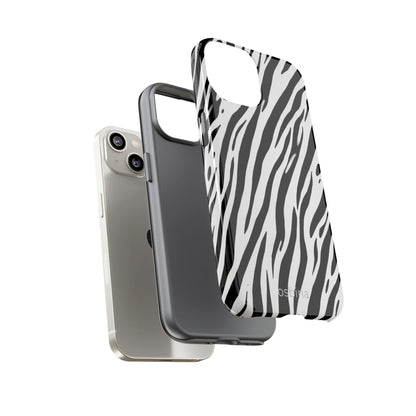 osbina | The Bengal Bold Stripe Case in White + Black | The Season Collective