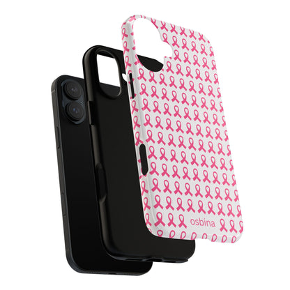 osbina | Limited Edition The Side by Side Pink Ribbon Case in Light Pink + Soft Pink + Hot Pink | The Pink October Collection | Inspired By