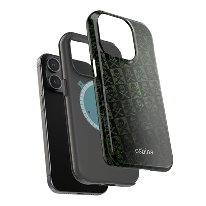 osbina | MagSafe compatible for iPhone | Skull & Crossbones Phone Case | Season Collective Collection