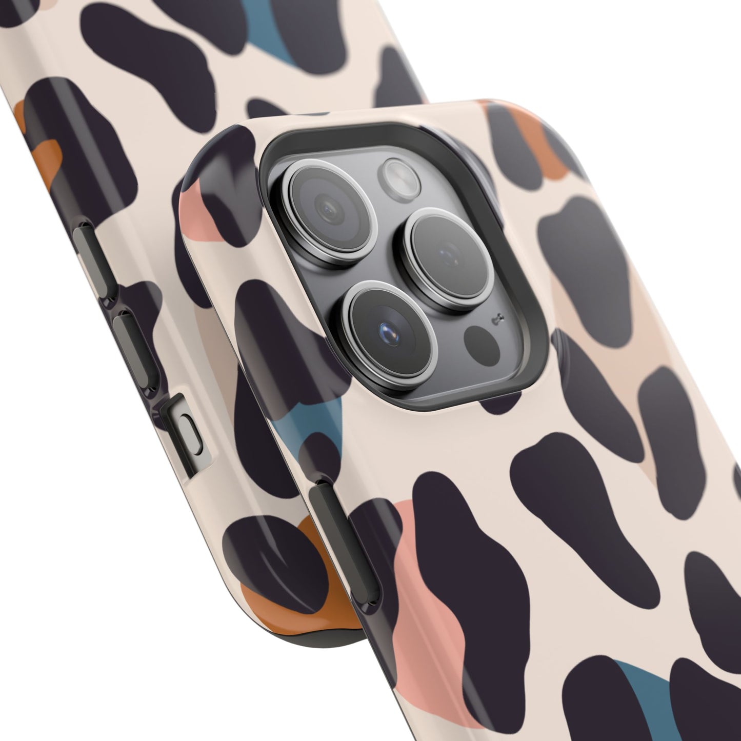 osbina | MagSafe compatible for iPhone | Leopard Luxe Color Pop Leopard Print Phone Case | Modern Muse Collection