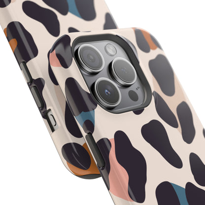 osbina | MagSafe compatible for iPhone | Leopard Luxe Color Pop Leopard Print Phone Case | Modern Muse Collection