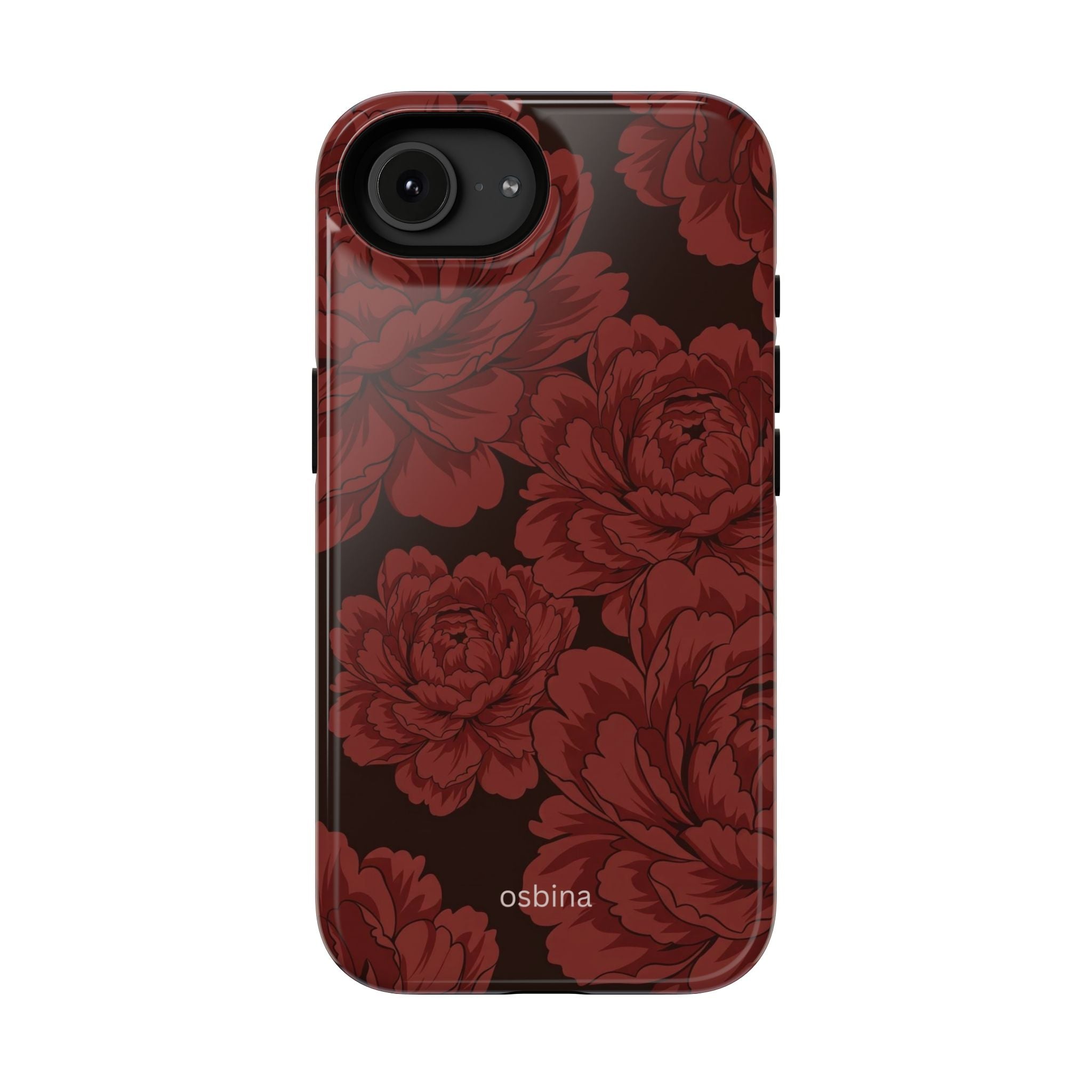 osbina | Oxblood Peony Designer Case