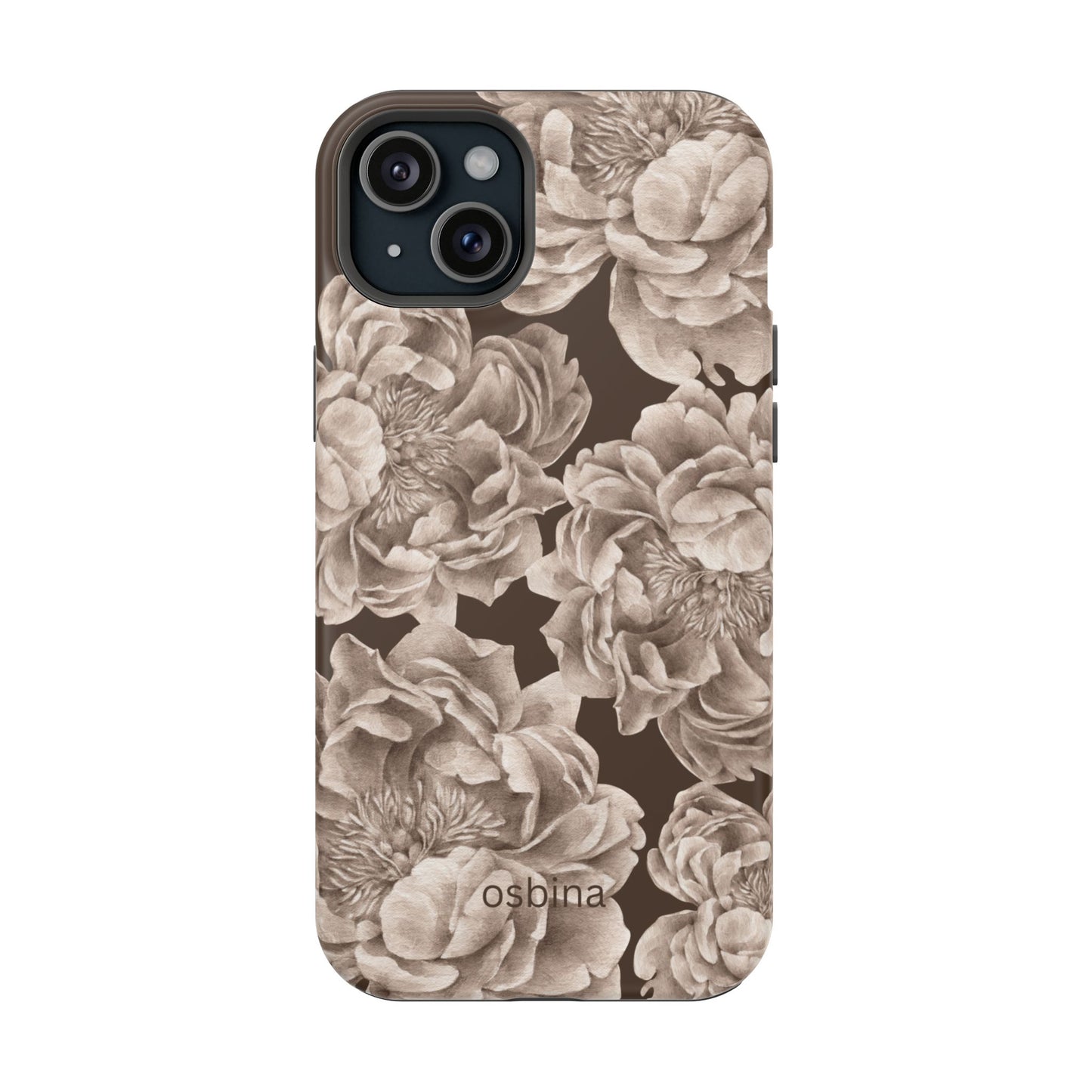 osbina | Peony Espresso Designer Case