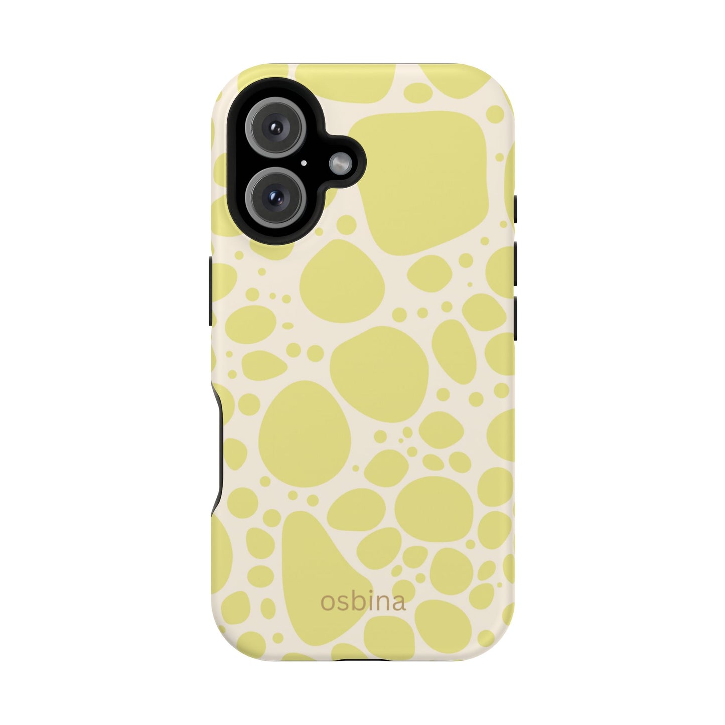 osbina | MagSafe compatible for iPhone | The Chartreuse Mirage Phone Case | Color Edit Collection