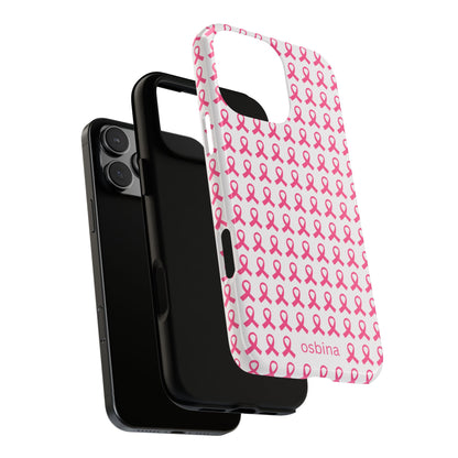 osbina | Limited Edition The Side by Side Pink Ribbon Case in Light Pink + Soft Pink + Hot Pink | The Pink October Collection | Inspired By