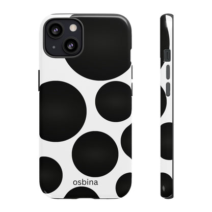 osbina | The Noir Bubbles Phone Case | Modern Muse Collection
