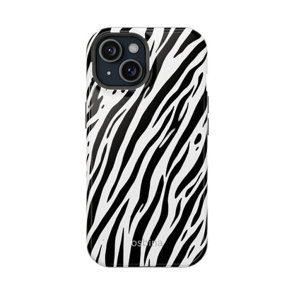 osbina | MagSafe Compatible for iPhone | The Bengal Bold Stripe Case in White + Black | The Season Collective