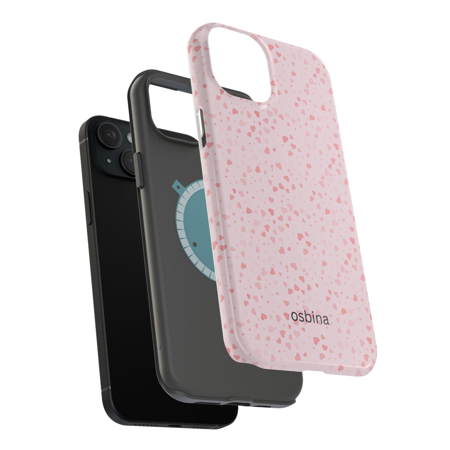 osbina | MagSafe compatible for iPhone | Pure Affection Sweethearts  Phone Case | Modern Muse Collection