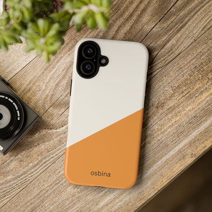 osbina | Divide & Conquer — The Orange + White Split Diagonal Case | The Season Collective