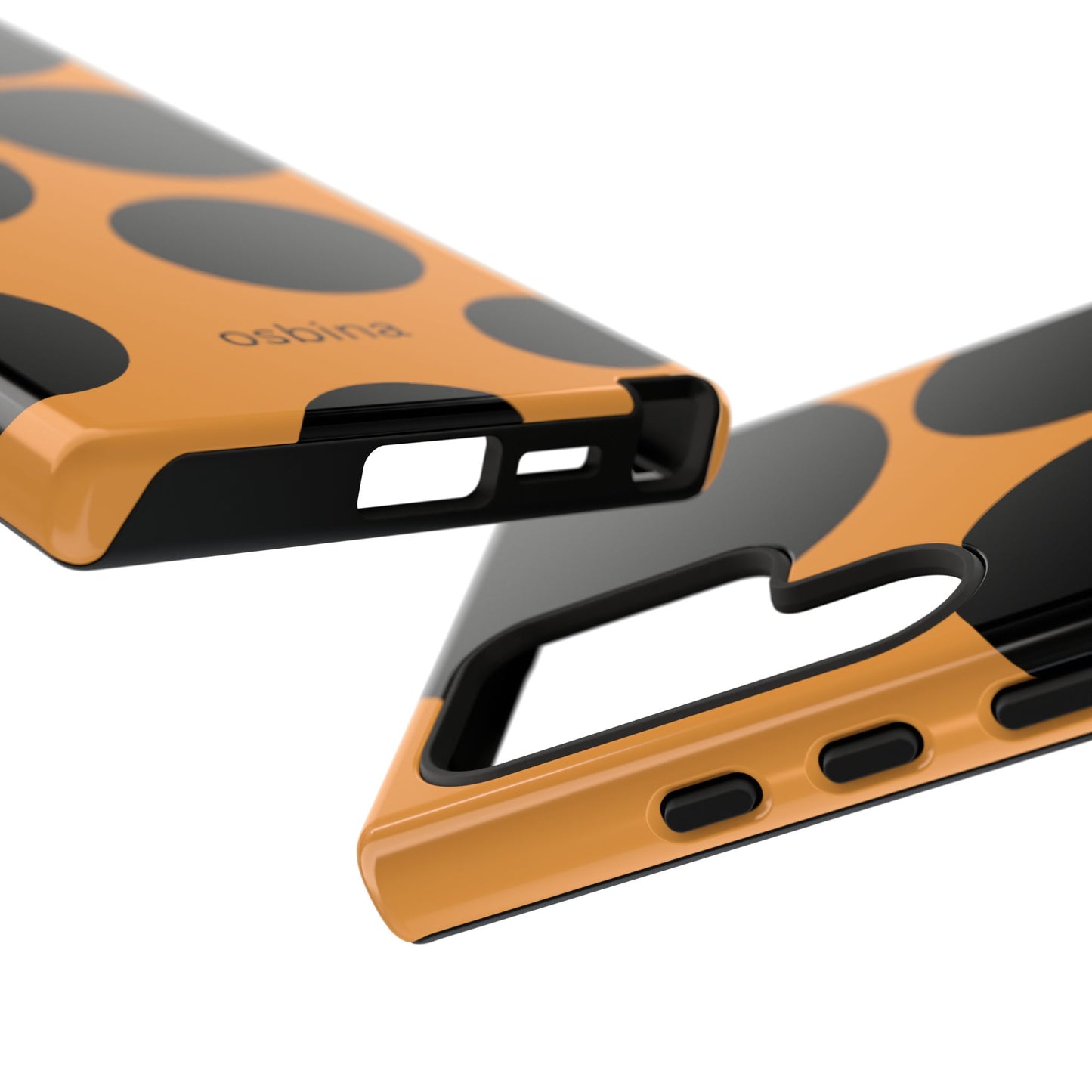 osbina | The Bubble Statement Case in Orange + Black | The Season Collective