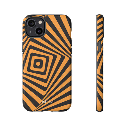 osbina | Step Into the Zone — The Orange + Black Spiral Case | The Season Collective