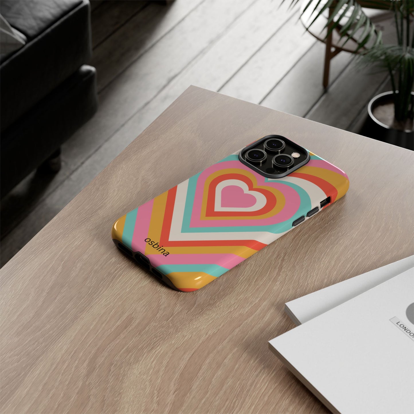 osbina | Heart Nouveau Phone Case | Modern Muse Collection
