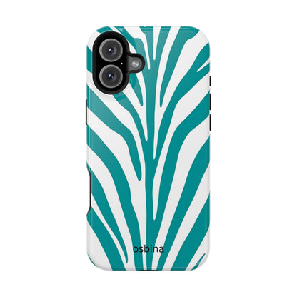 osbina | MagSafe | The Teal Zebra Designer Case