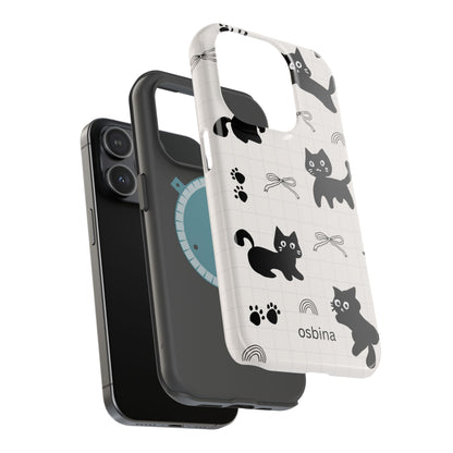 osbina | MagSafe compatible for iPhone | Meow Mode Cat Phone Case | The Season Collective