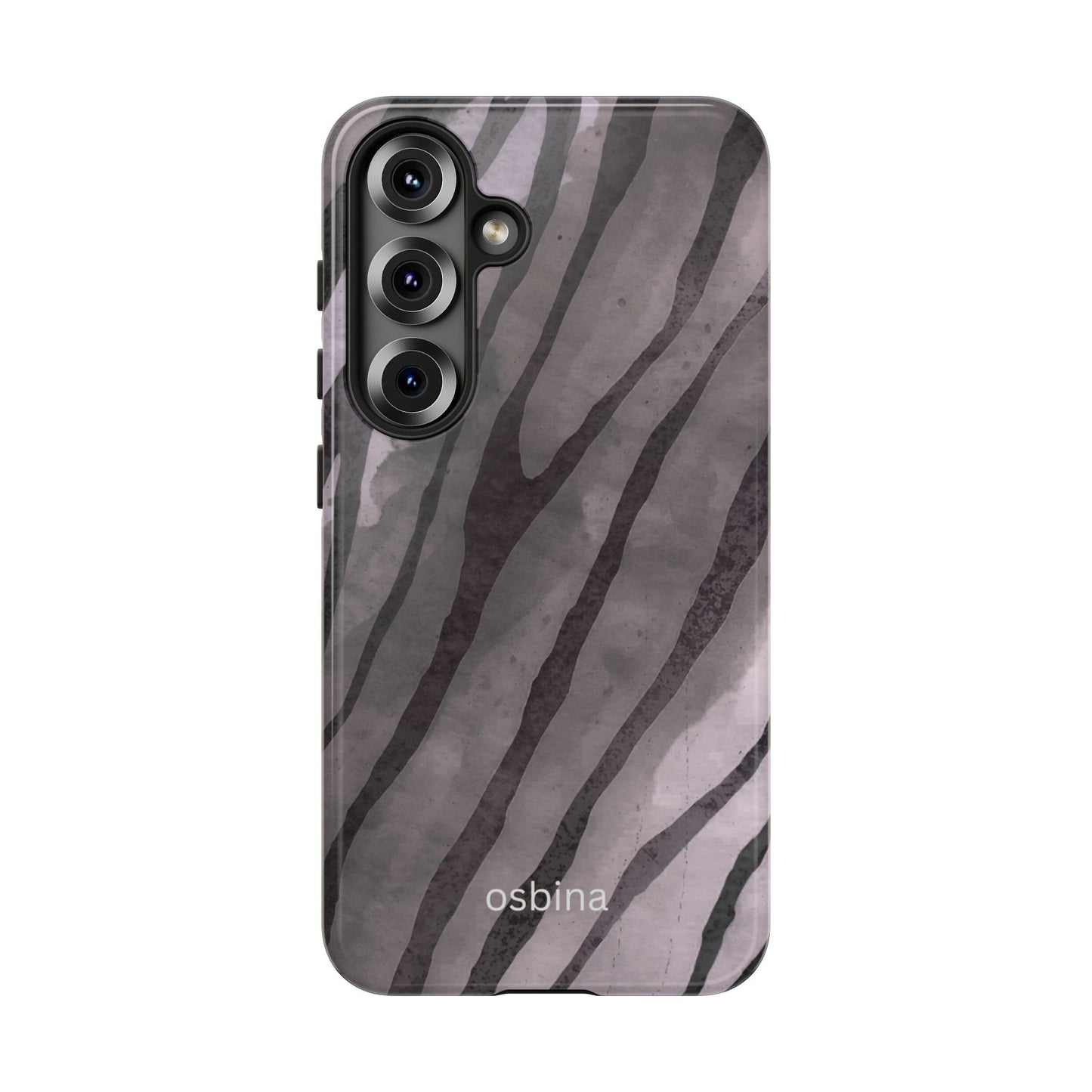 osbina | Stripes on Point — The Muted Gray + Black Tiger Case | The Season Collective