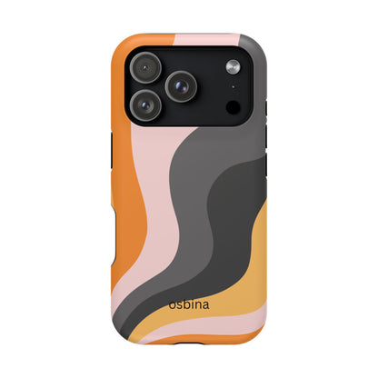 osbina | MagSafe Compatible for iPhone | The Case That Says “Fall, But Make It Fashion” | Retro Swirl Edition | The Season Collective
