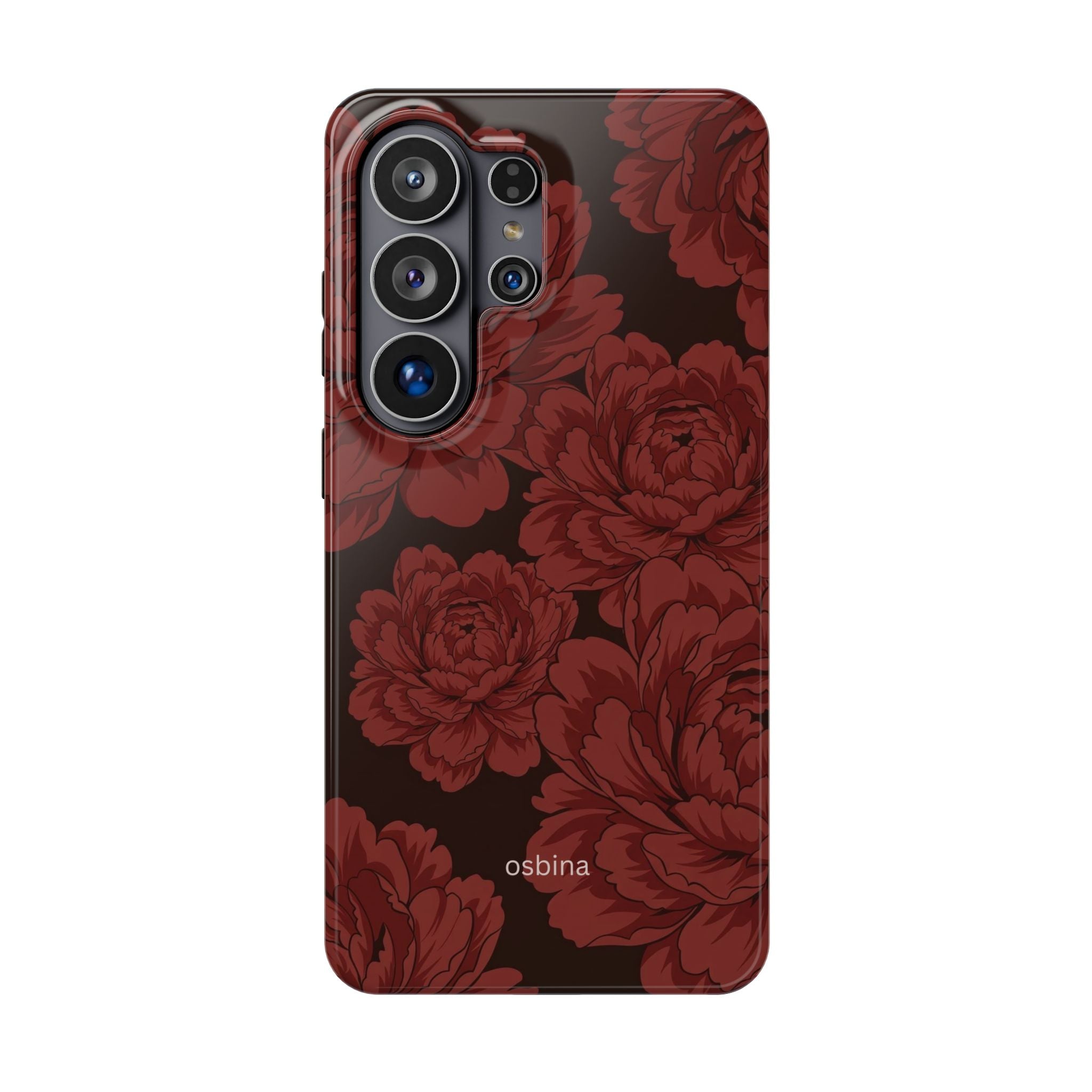 osbina | Oxblood Peony Designer Case