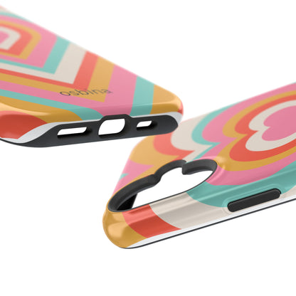 osbina | MagSafe compatible for iPhone | Heart Nouveau Phone Case | Modern Muse Collection