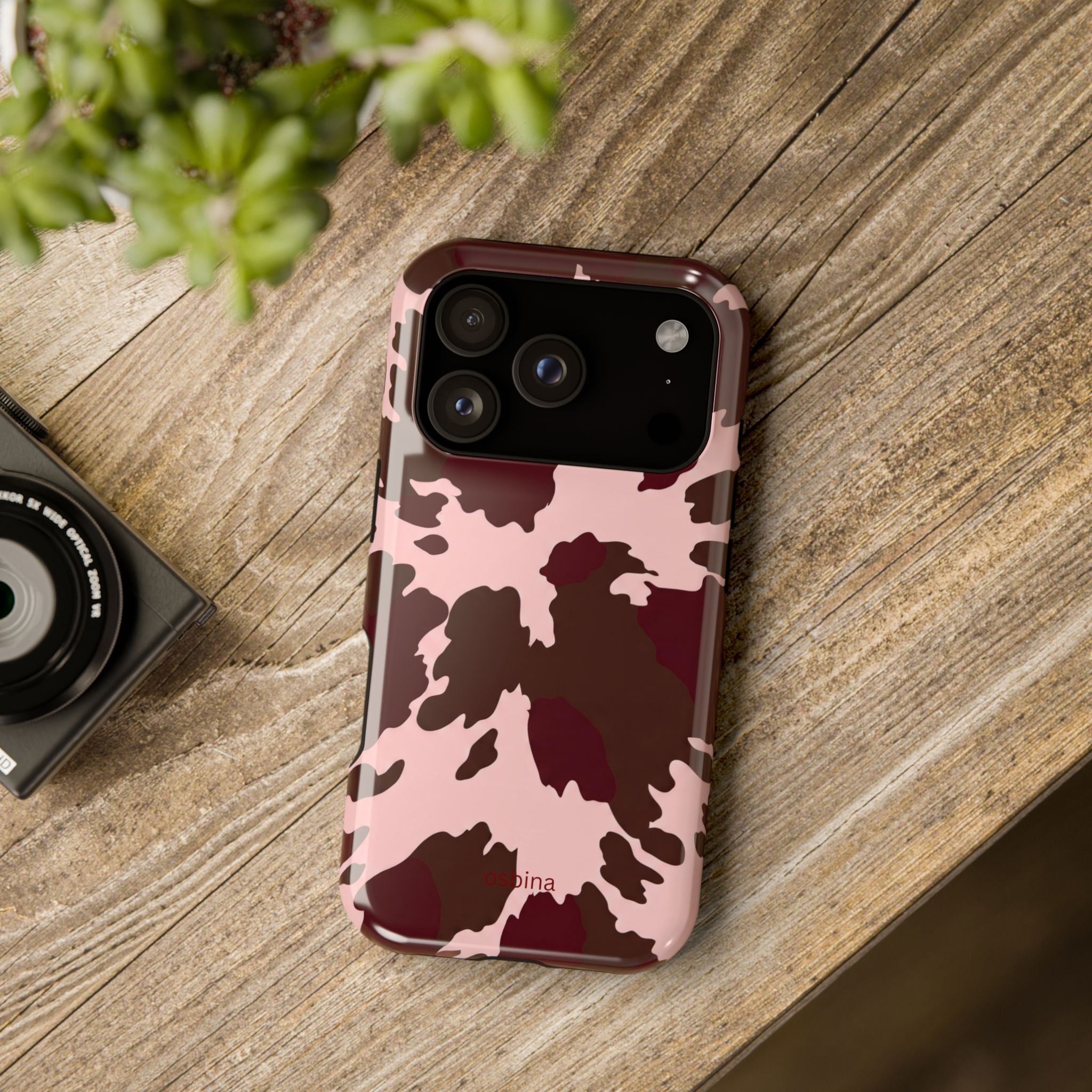 osbina | Chocolate Cowhide Designer Case