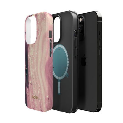 osbina | MagSafe compatible for iPhone | The Amethyst Glow Phone Case | Modern Muse Collection