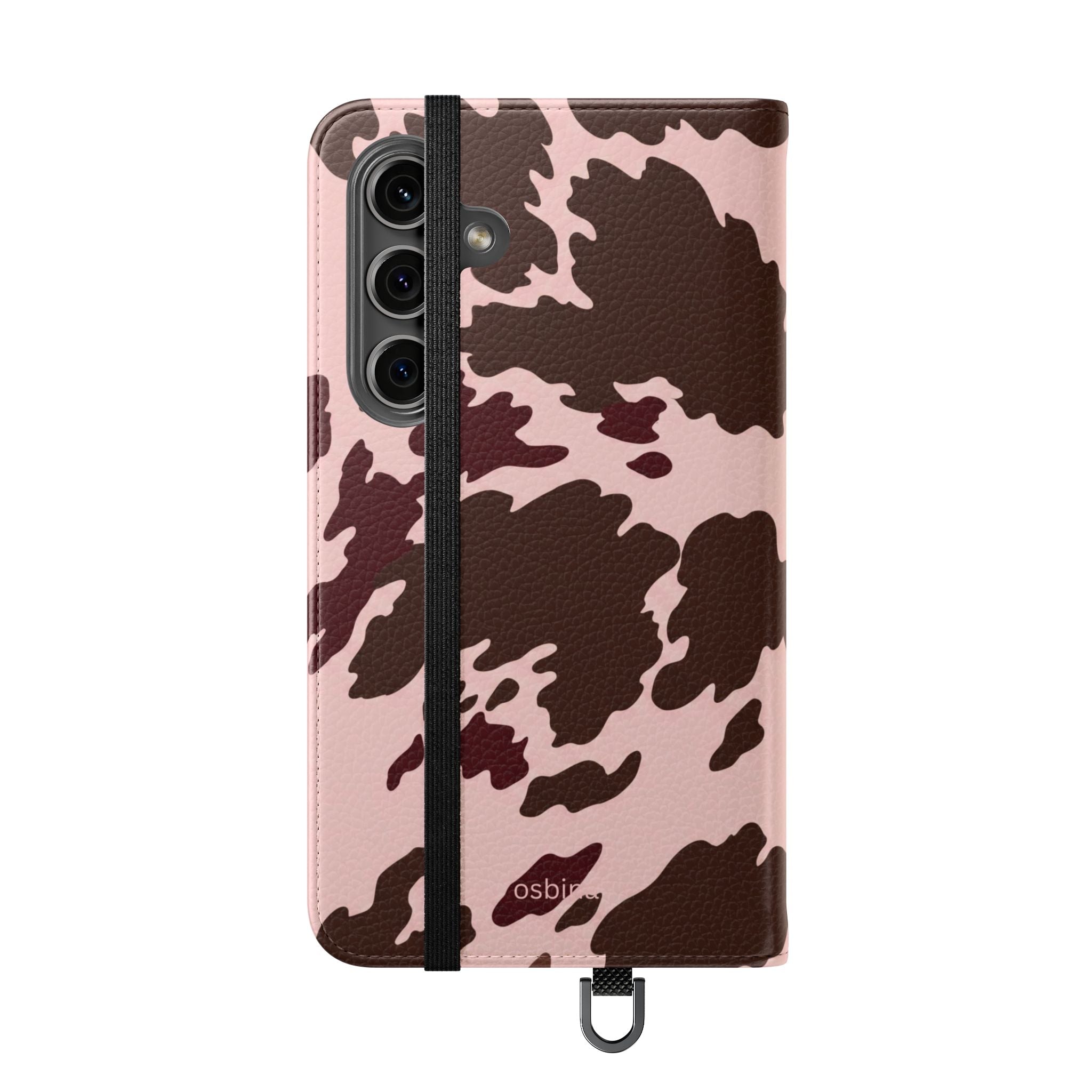 osbina | Wallet Flip Case for iPhone & Samsung | Chocolate Cowhide