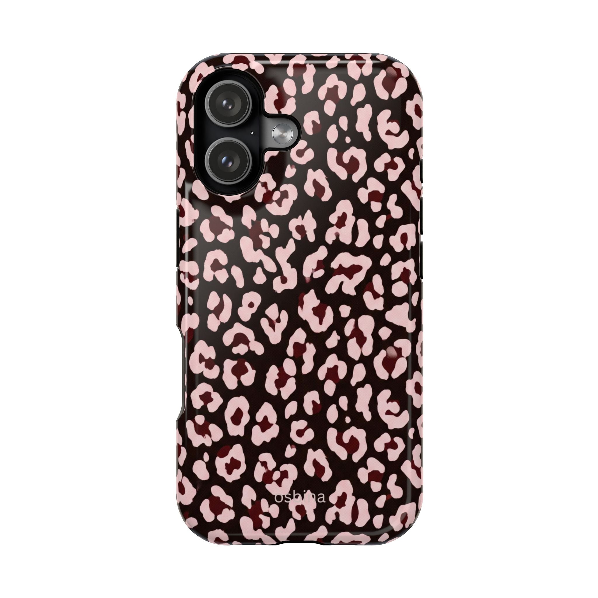 osbina | MagSafe | Chocolate Pink Leopard Designer Case