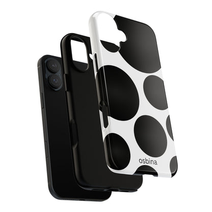 osbina | The Noir Bubbles Phone Case | Modern Muse Collection