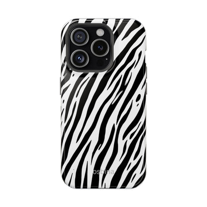osbina | MagSafe Compatible for iPhone | The Bengal Bold Stripe Case in White + Black | The Season Collective