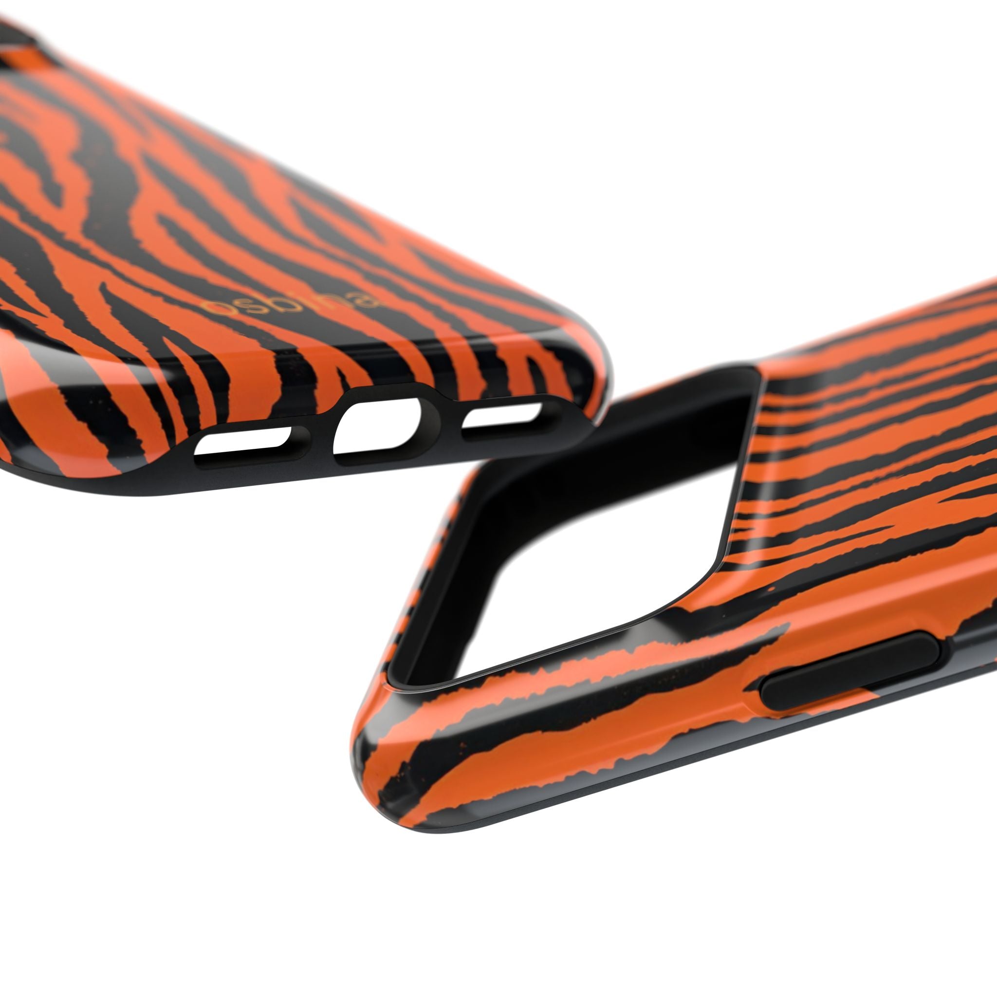 osbina | Tiger, But Make It Chic — The Bengal Stripe Case in Orange + Black | The Season Collective