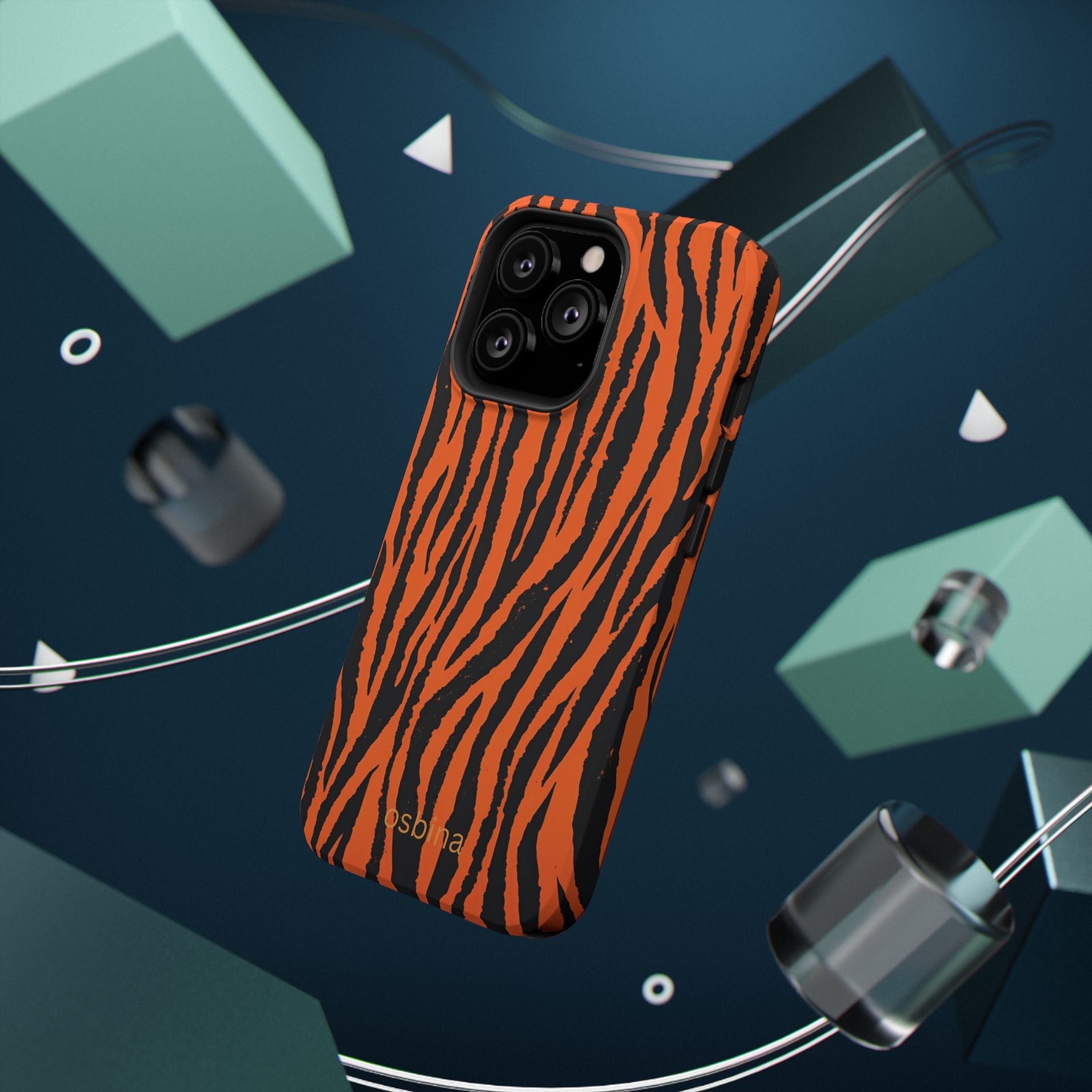 osbina | Tiger, But Make It Chic — The Bengal Stripe Case in Orange + Black | The Season Collective
